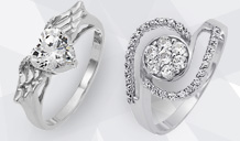 Rings - Buy one get one Half Price on selected lines.