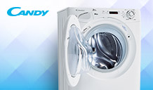 Save 25% on selected Candy Large kitchen appliances.