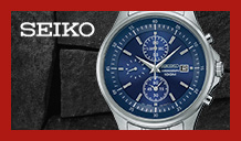 Save up to Half Price on our new range of Seiko Watches.