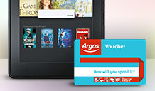 Free £20 Argos voucher with any Kindle Fire tablet.