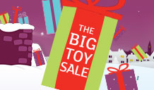 The Big Toy Sale. Half Price on selected Toys. Over 1,000 lines included.