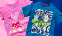Character T-shirts from £3.99.