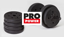 Our extended range of Pro Power weights.