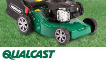 Qualcast Petrol Lawnmowers.