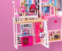 argos barbie house and doll playset