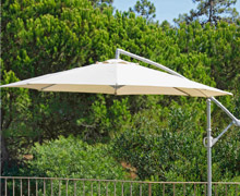 Garden parasols and bases