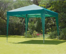 Gazebos, marquees and awnings.