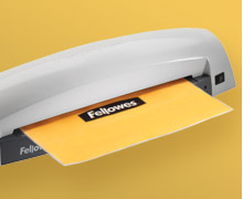 Laminators and trimmers.