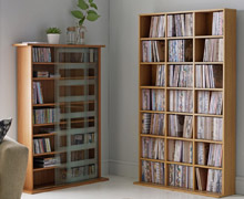 CD & DVD storage.