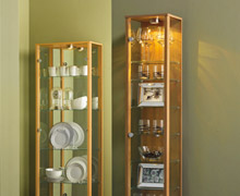 Display cabinets & glass cabinets.