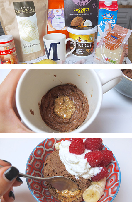Peanut butter mug cake recipe