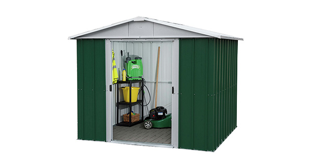Keter Pent Plastic Garden Shed.