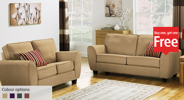 Beige Sofas - Argos