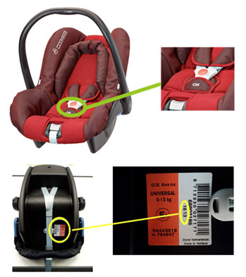 maxi cosi car seat ece r44