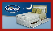 FREE Storage upgrade with Selected Silentnight Divan. Prices shown online already include discount. Subject to availability. Offer ends 28/05/2013.