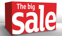 The big sale. Now on! 1000s of lines reduced. Prices shown online already include discount. Subject to availability. Offer ends 26/07/2013.