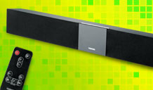Check out our great offers on Soundbars - The sound of the Cinema at home.. Subject to availability. Prices online already include discount. Offer ends 18/07/14..
