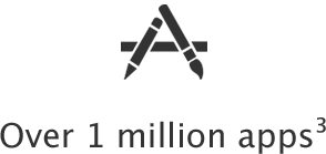 Over 1 million apps