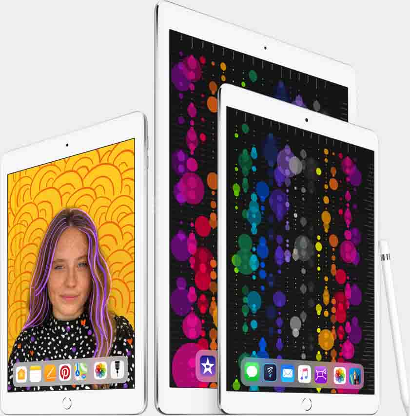 All the iPads together