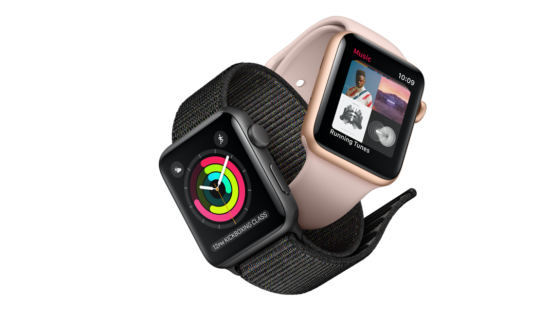 Two apple watch together