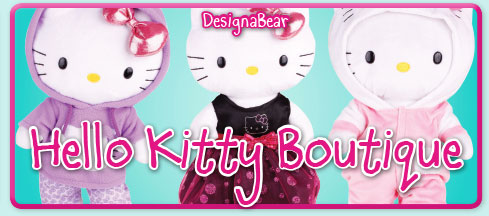 Buy Hello Kitty DesignaBear teddy bears & accessories at Argos, your online shop for Hello Kitty from DesignaBear.