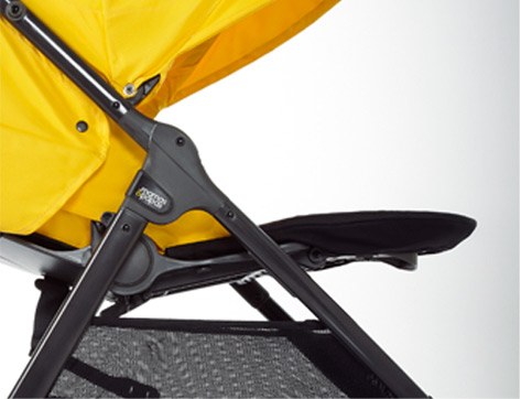 The Armadillo features an adjustable leg rest providing comfort while sleeping.