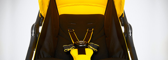 The Armadillo offers lots of space for your child to travel in comfort.