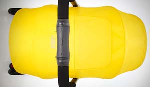 The Armadillo comes with an XL Canopy to provide protection from the weather.