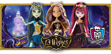 Buy Monster High 13 wishes dolls at Argos, your online shop for Monster High dolls.