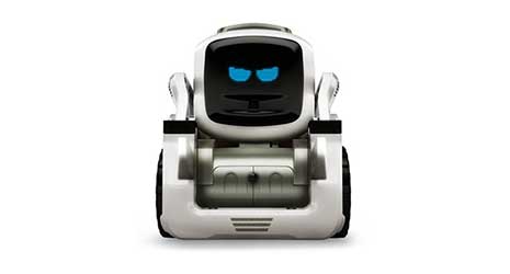 Cut out image of the Anki Cozmo robot front on.