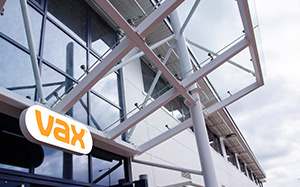 Image of outside the Vax head office building.
