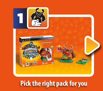 Choose your Skylanders starter pack to bring the Skylanders to life in Skylanders Giants Choose your Skylanders starter pack to bring the Skylanders to life in Skylanders Giants
