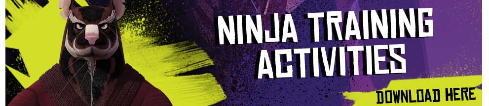 Download free Teenage Mutant Ninja Turtles activites to complete at home.