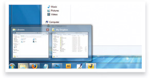 Microsoft Windows 7 makes performing everyday tasks such as sharing files easier with other computers in your house that are also running Windows 7. Microsoft Windows 7 makes performing everyday tasks such as sharing files easier with other computers in your house that are also running Windows 7.