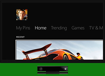 Xbox One learns what you like and tailors your home screen to suit your personal tastes. It also comes complete with Kinect so will recognise your voice, movements & gestures.