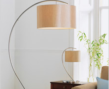 Floor lamps.