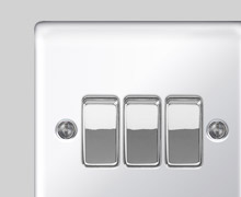 Light switches.