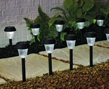 Outdoor lighting.