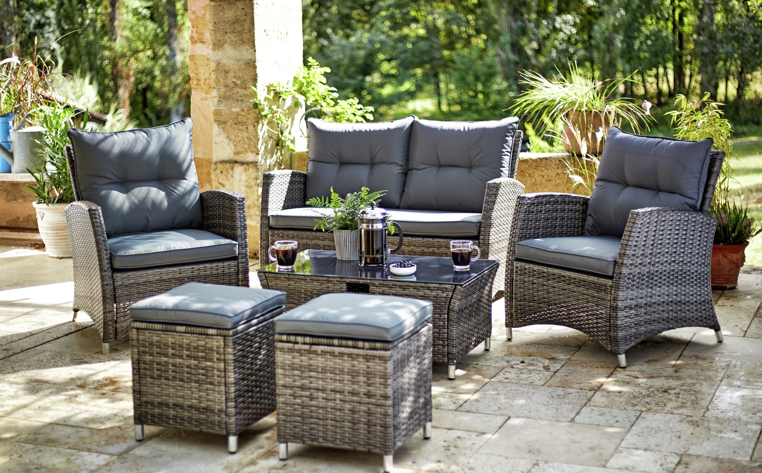 where can i buy cheap rattan garden furniture