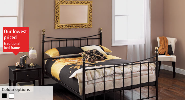 Argos brass bed hotsell