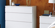 Hygena Hygena Harpur bedroom furniture - wardrobe - bedside cabinet - tallboy - chest of drawers.