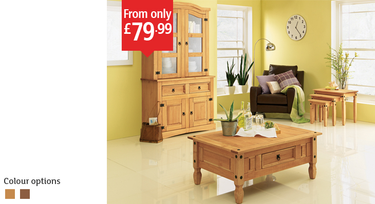 Puerto Rico Lounge furniture collection - tv entertainment unit - nest of tables - coffee table - sideboard - display cabinet.