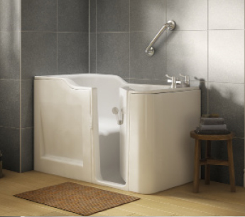 Age UK installed walk-in bath.
