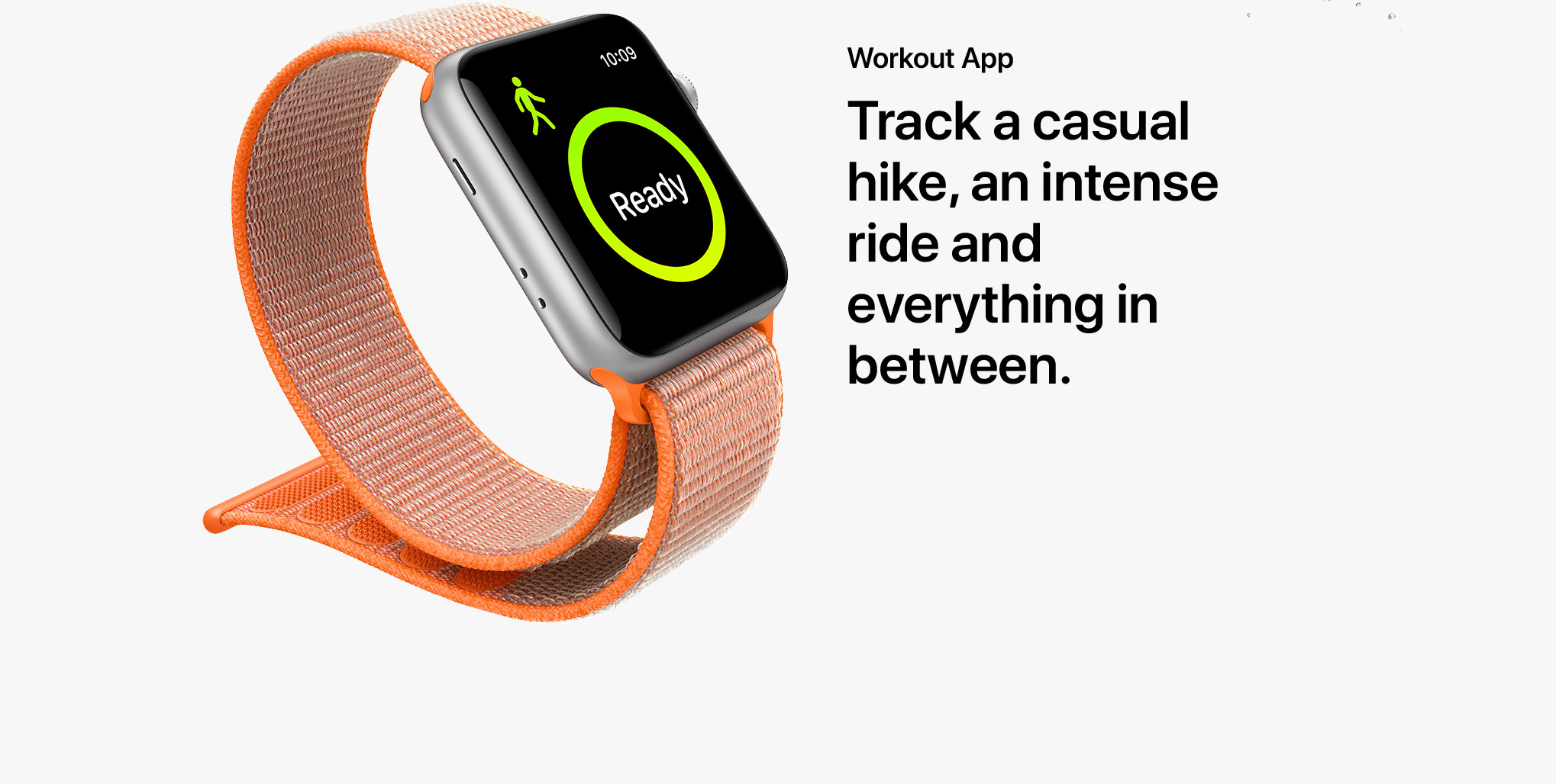 Workout App - Track a casual hike, an intense ride and everything in between.