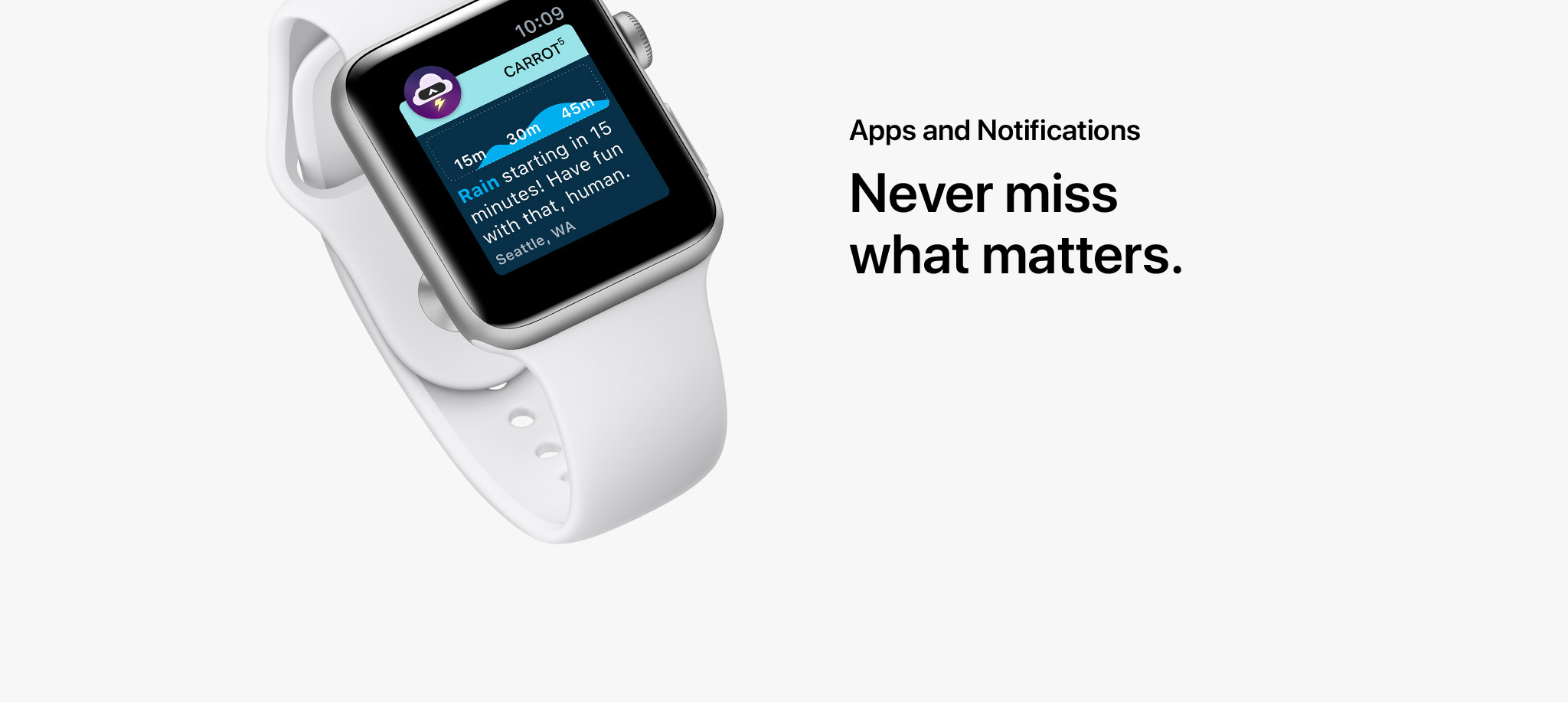 Apps and Notifications - Never miss what matters.