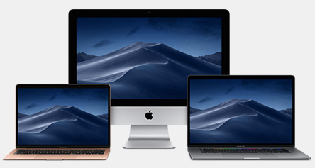 All the Mac computers together
