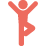 Fitbit icon of a 1/4 moon.