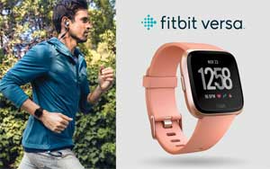 fitbit versa rose gold argos