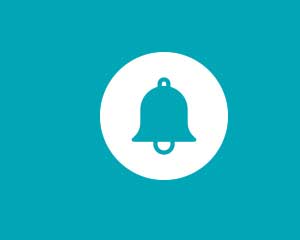 Icon of a bell.
