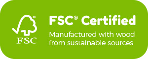 FSCĀ® Certified - Manufactured with wood from sustainable sources